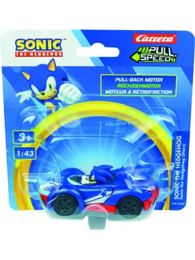 Pojazd Pull & Speed (pull-back) Sonic - Team Sonic Racing Stars