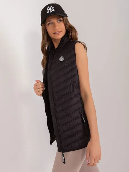 Women's black vest