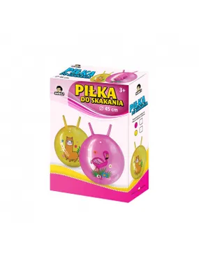 Ball for jumping with handles Flamingo 45 cm