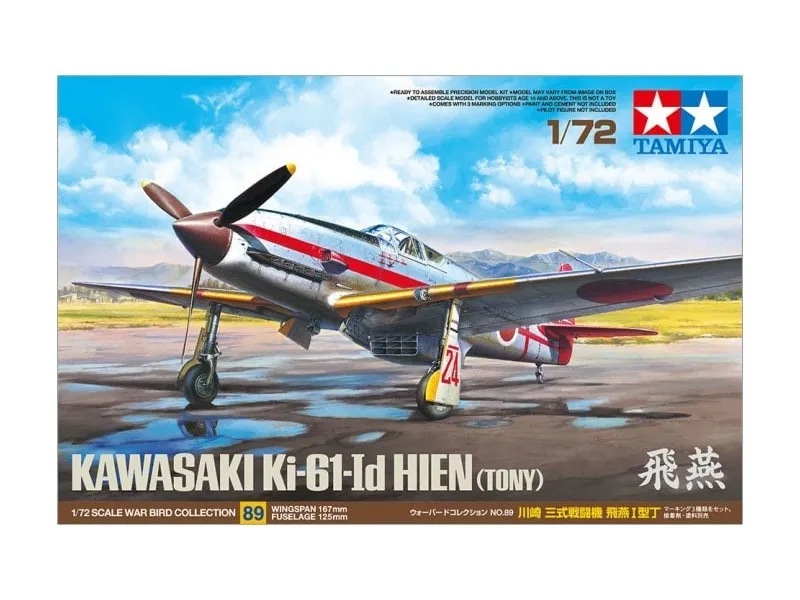 Plastic model Kawasaki Ki-61 Id Hien Tony