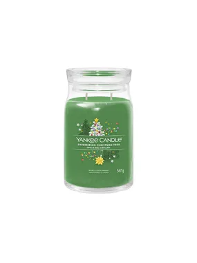Aromatic candle Signature glass large Shimmering Christmas Tree 567 g