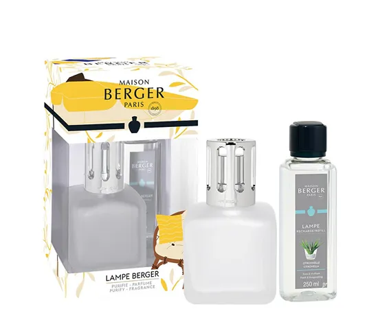 Gift set catalytic lamp Glacon white + Citronella refill 250 ml