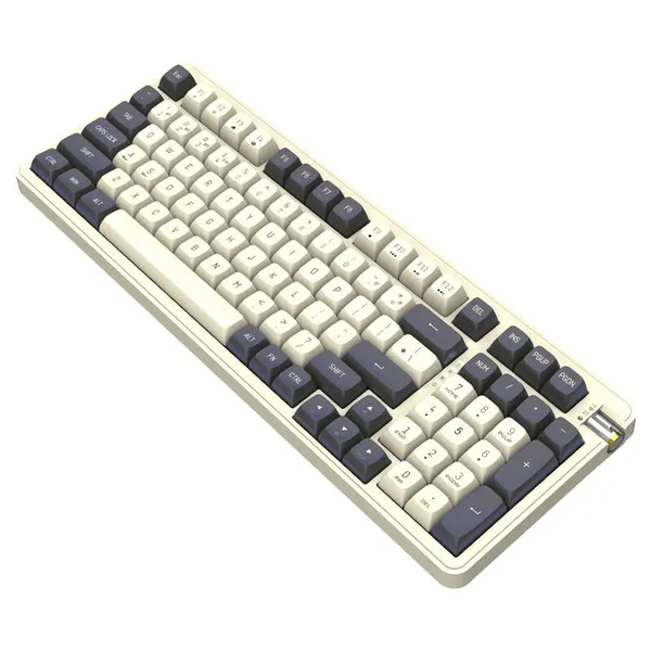 Darkflash DF98 Mocha Mechanical Keyboard (Yellow Keys)