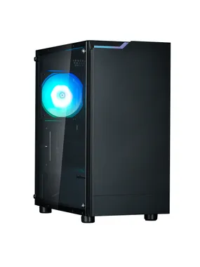 Zalman T4 Plus Black Mini Tower Case, 120mm AGB FAN X1