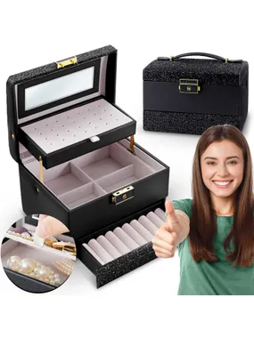 MS -705 Massido jewelry box - black