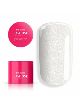 Base one shimmer milkshake nail building gel 50g