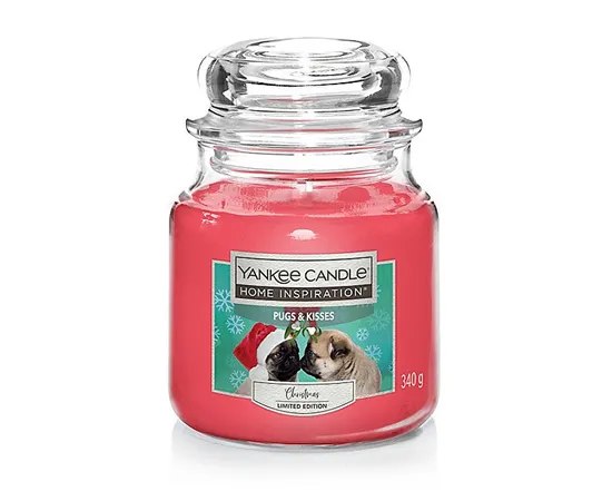 Aromatic candle Home Inspiration medium Pugs & Kisses 340 g