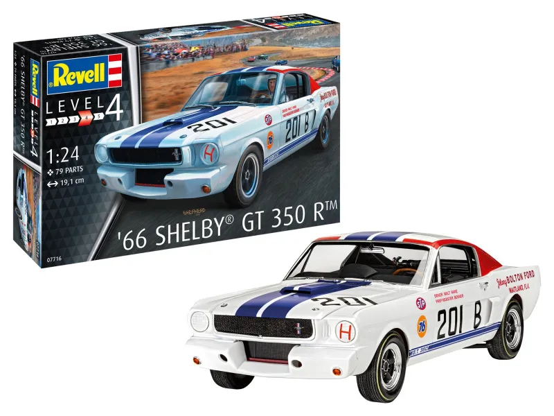 Plastic model Shelby GT 350 R 1965 1/24