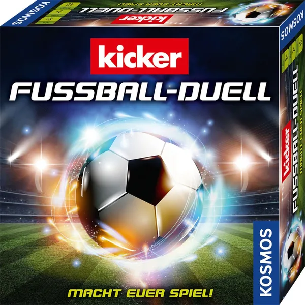 Kicker football duel, board game