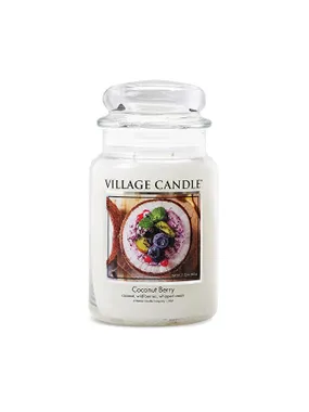 Scented candle in glass Coconut and forest fruits (Coconut Berry) 602 g