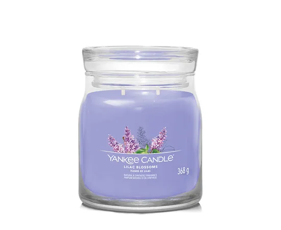 Aromatic candle Signature glass medium Lilac Blossoms 368 g
