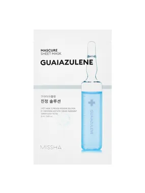 Mascure Guaiazulene soothing and regenerating sheet mask 28ml