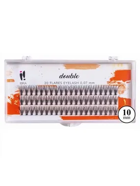 Double Knot-Free False Eyelash Tufts 20 D-10mm 60pcs