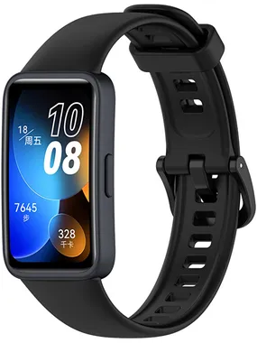 Silicone strap for Huawei Watch Band 8 - Black
