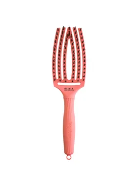 Fingerbrush I'm perfect combo medium to comb your hair brush radiant peach