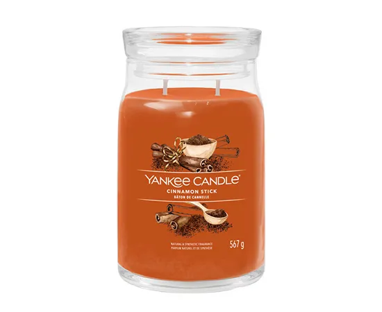 Aromatic candle Signature glass large Cinnamon Stick 567 g