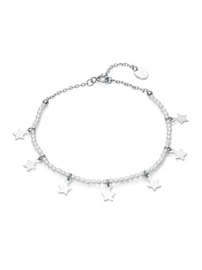 Charming bracelet with synthetic pearls Trend 13204P000-90