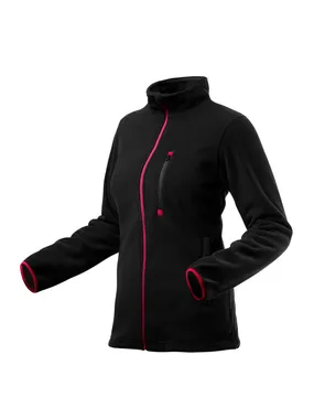 Women's fleece sweatshirt, black, size M