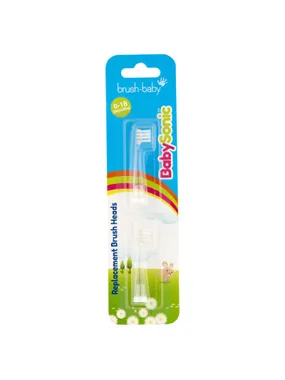 BabySonic sonic toothbrush heads 0-18m 2pcs.