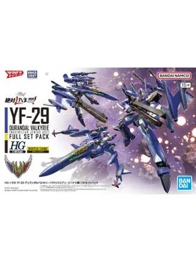 HG 1/100 YF-29 DURANDAL VALKYRIE (MAXIMILAN JENIUS USE) PILNAS KOMPLEKTS