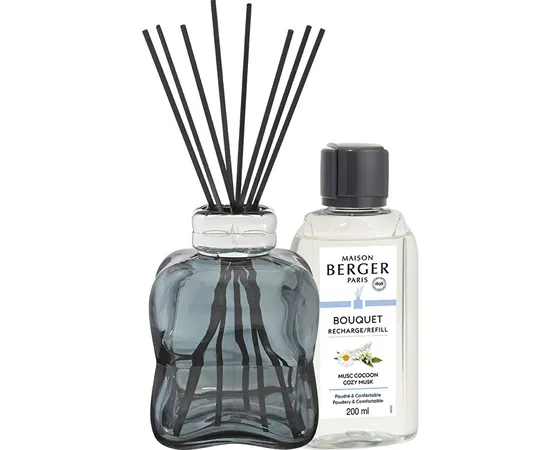 GIFT SET AROMA Diffuser Cosy Blue + Refill Cozy Musk 200 ml