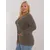 Women's khaki Plus size sweater