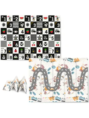Educational foam mat assembled 200 x 150 x 1 cm NUKIDO NK-341