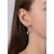 BRISA silver earrings with genuine rose gold and Brilliance Zirconia JJJ1141ERO