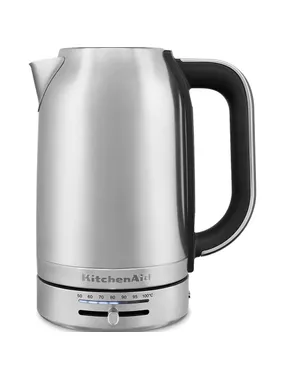 KitchenAid 5KEK1701ESX elektriskā tējkanna 1,7 L 2400 W Nerūsējošais tērauds