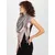 Women's gray-pink Scarf shawl / scarf / cowl