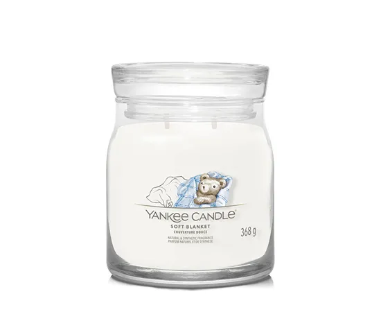 Aromatic candle Signature glass medium Soft Blanket 368 g