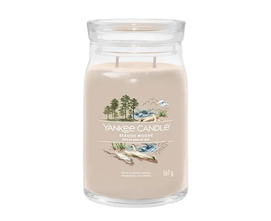 Aromatic candle Signature glass large Seaside Woods 567 g