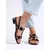 Black stylish women's sandals