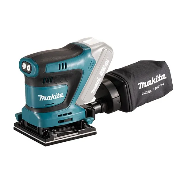 Makita DBO481Z portatīvā slīpmašīna Random orbitālā slīpmašīna 14000 OPM Black, Blue 210 W