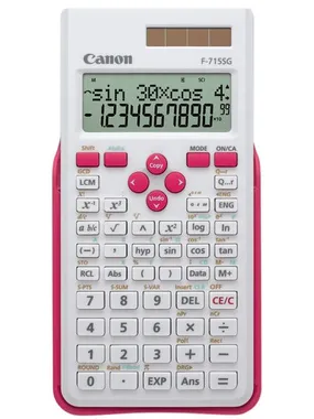 Canon F-715SG kalkulators Pocket Scientific Pink, White