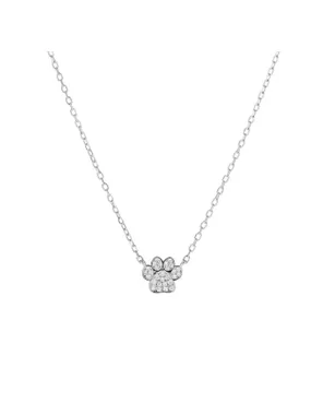 Silver necklace Paw AJNA0026