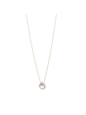 Stylish gold-plated necklace Apricus 61290G VIO (chain, pendant)