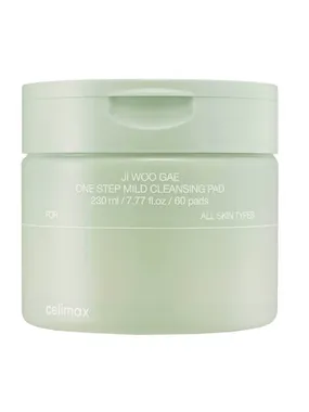 Ji woo gae one step mild cleansing pad cleansing face petals 60 pcs