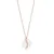 Charming bronze necklace with white Sofie Sea Glass SKJ1813791