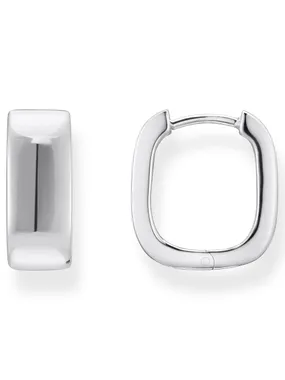 Thomas Sabo CR744-001-21 Bold - Silver Square Hoop Earrings 16,5 mm Ladies