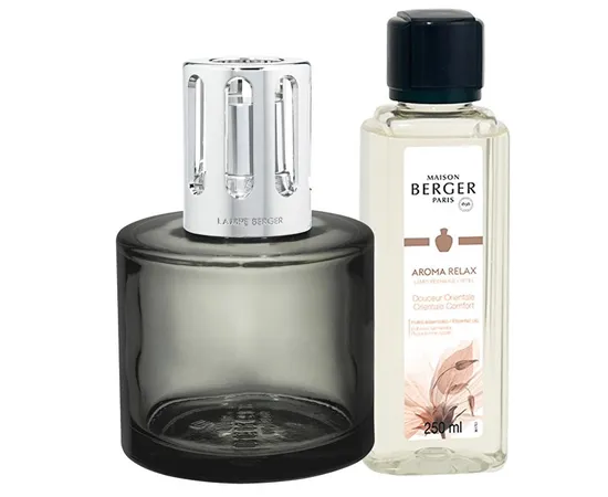 Gift set catalytic lamp Aroma Relax gray + filling Sweet Orient 250 ml