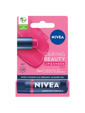 Caring Beauty 3in1 Pink Nourishing Lipstick 4.8g