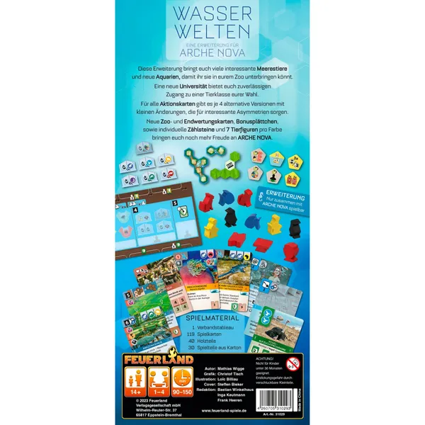 Arche Nova: Water Worlds, board game