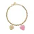 Charming gilded bracelet with hearts Incanto SAVA06