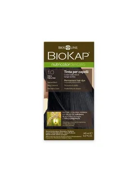 NUTRICOLOR DELICATO - Hair color - 1.00 Black natural 140 ml