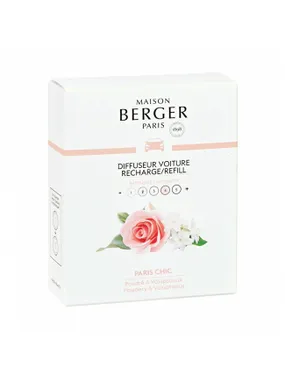 Replacement refill for car diffuser Chic Paris Paris Chic (Car Diffuser Recharge/Refill) 2 pcs