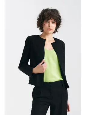 Chanel jacket, linen - black - Z54