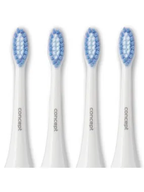 ZK0002 Spare head for toothbrushes ZK4000, ZK4010, ZK4030, ZK4040, Soft Clean, 4 pcs