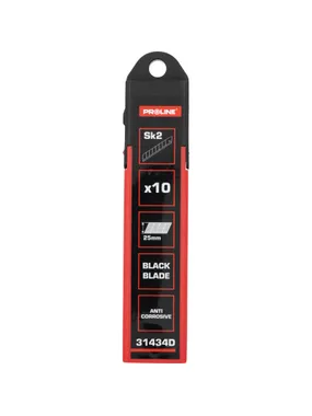 Replaceable blade 25*0.7mm sk2 pcs. 10 Black Proline card
