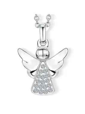 Beautiful necklace with an angel 30351.CRY.R